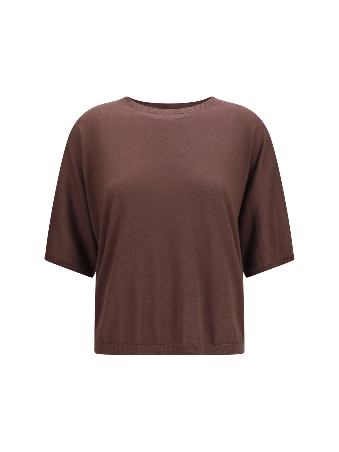 BRUNELLO CUCINELLI L short-sleeve cashmere and silk sweater