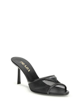 PRADA 36 mesh slipper sandals