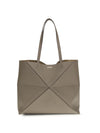 large horizontal puzzle fold tote