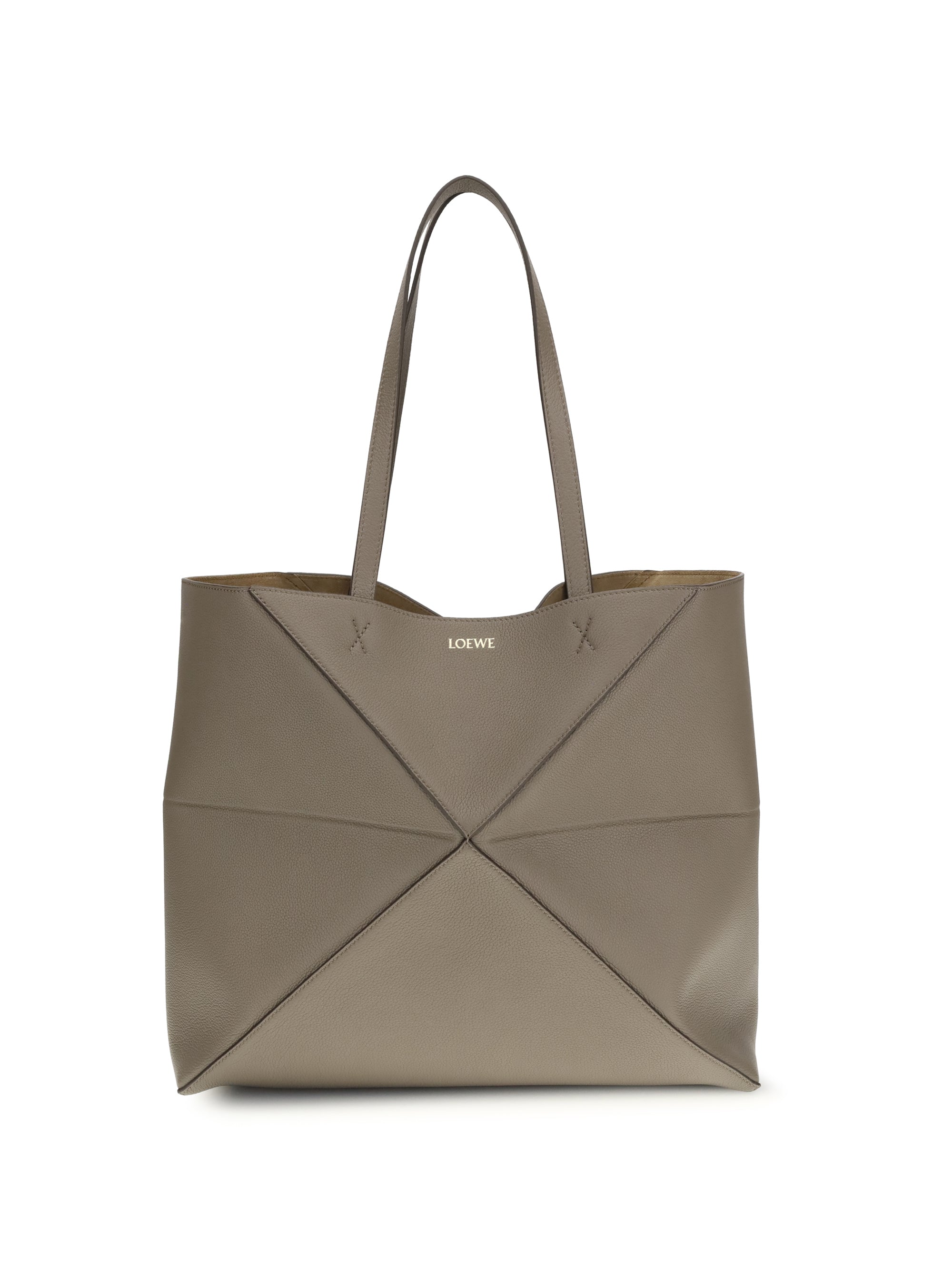 large horizontal puzzle fold tote