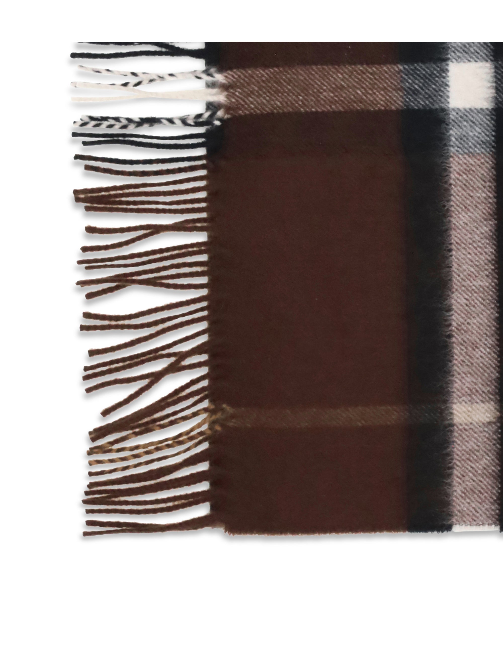 BURBERRY OS cashmere check scarf