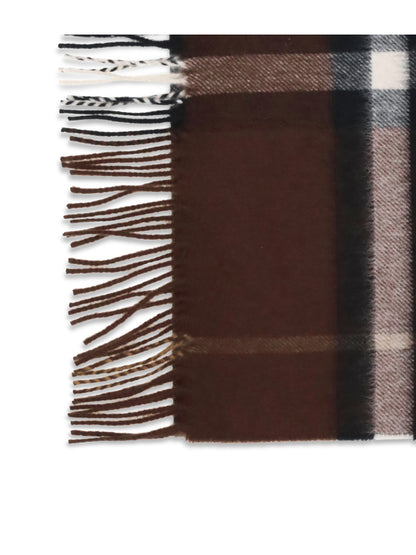 BURBERRY OS cashmere check scarf