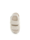 the fur-lined sandals