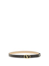 smooth leather reversible belt