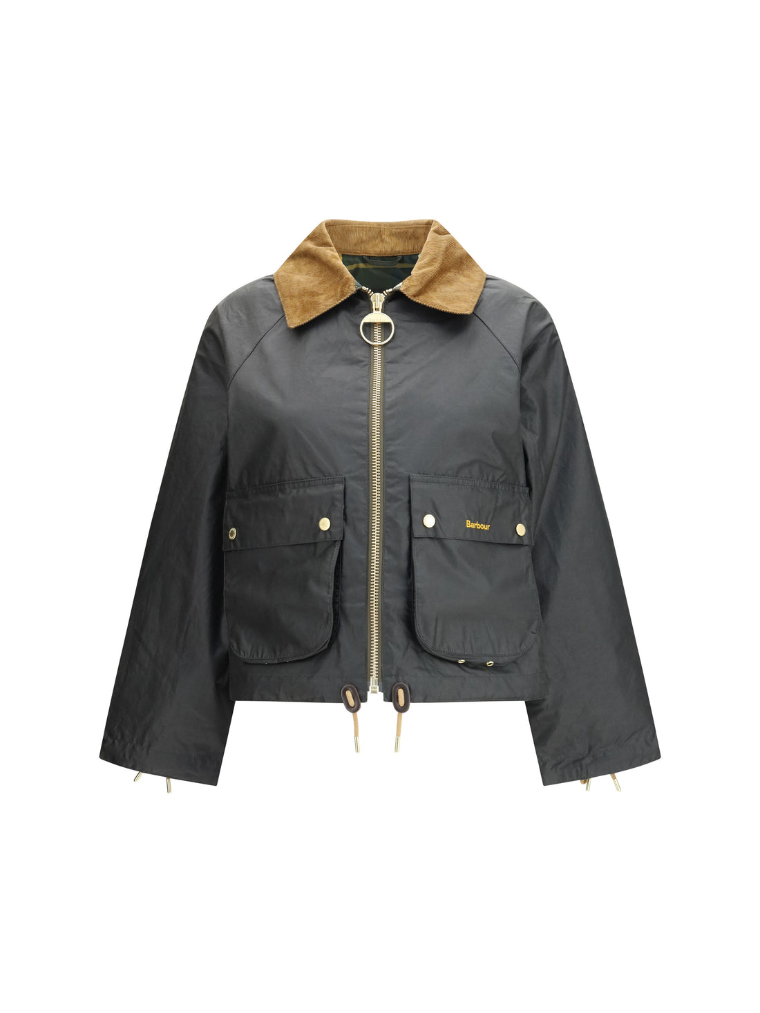 BARBOUR 8 marron waxed jacket 