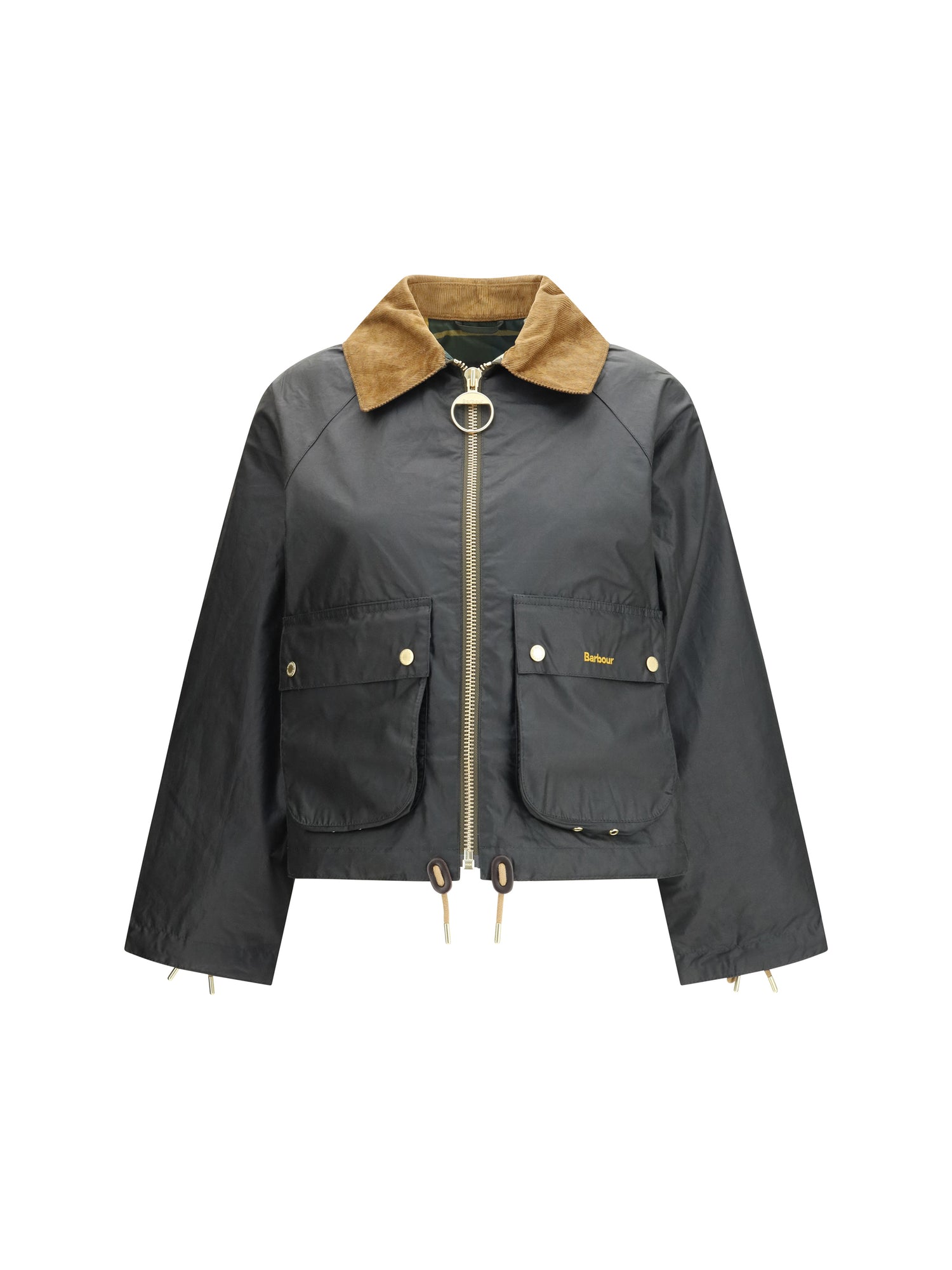 BARBOUR 8 marron waxed jacket 