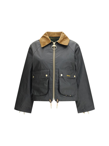 BARBOUR 8 marron waxed jacket 