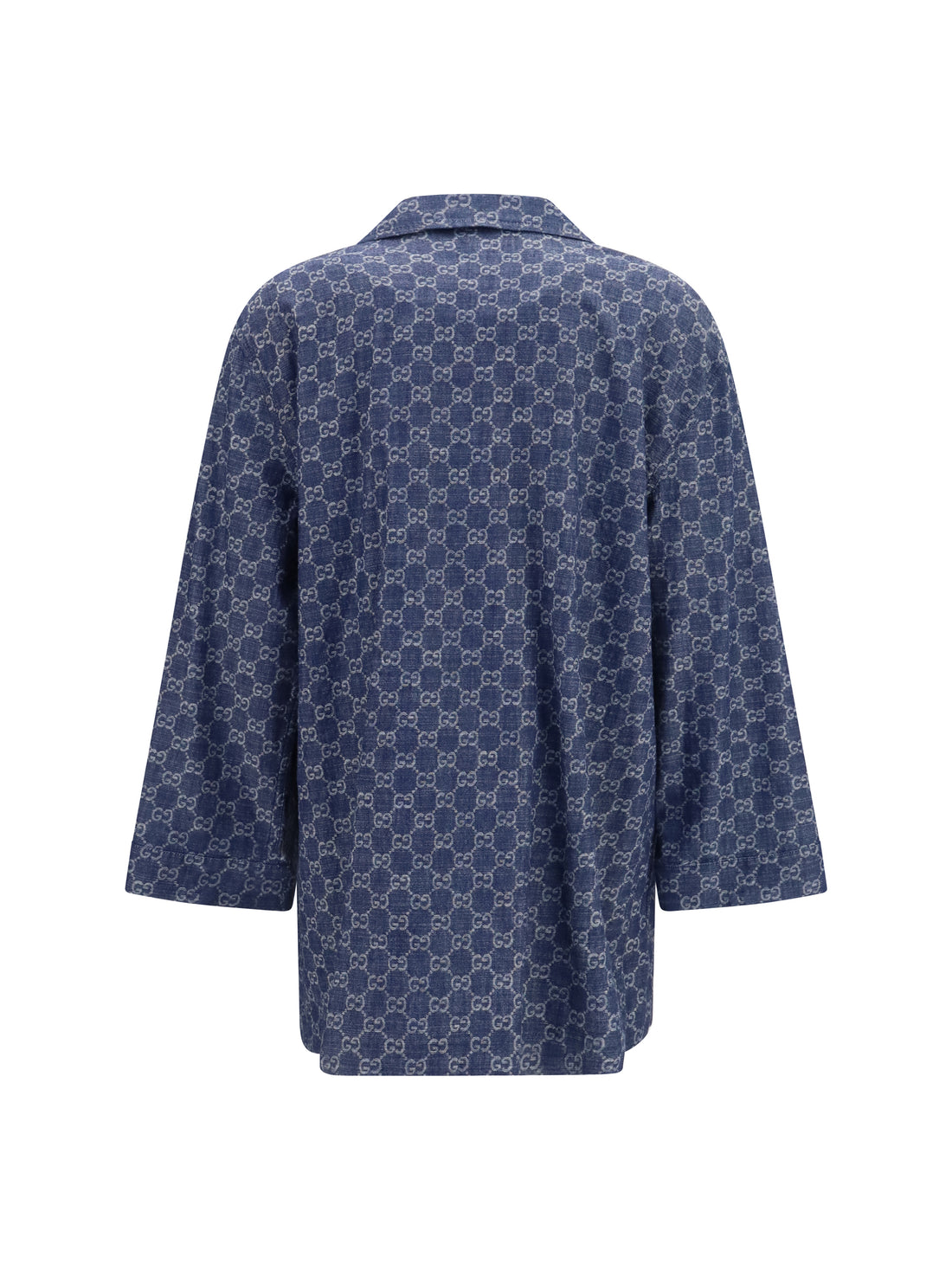 GUCCI 38 gg jacquard cotton jacket