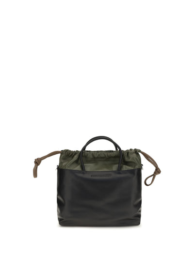 twin drawstring handbag