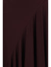 asymmetric fluid jersey dress