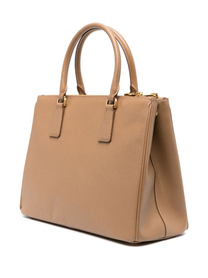 large galleria leather tote bag