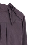 the zafrina canvas blouse redefines the codes of contemporary tailoring throug