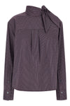 the zafrina canvas blouse redefines the codes of contemporary tailoring throug