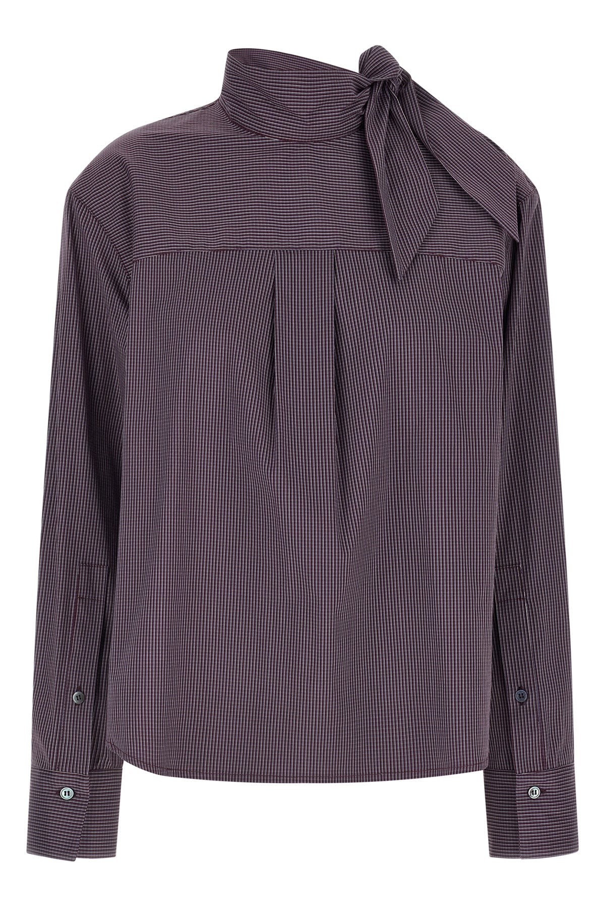the zafrina canvas blouse redefines the codes of contemporary tailoring throug