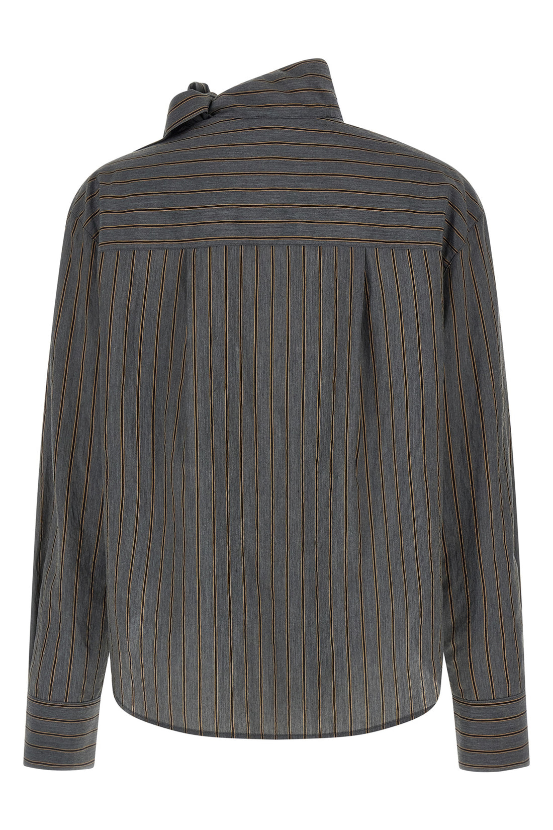 TELA 42 the zafrina canvas blouse redefines the codes of everyday tailoring through a