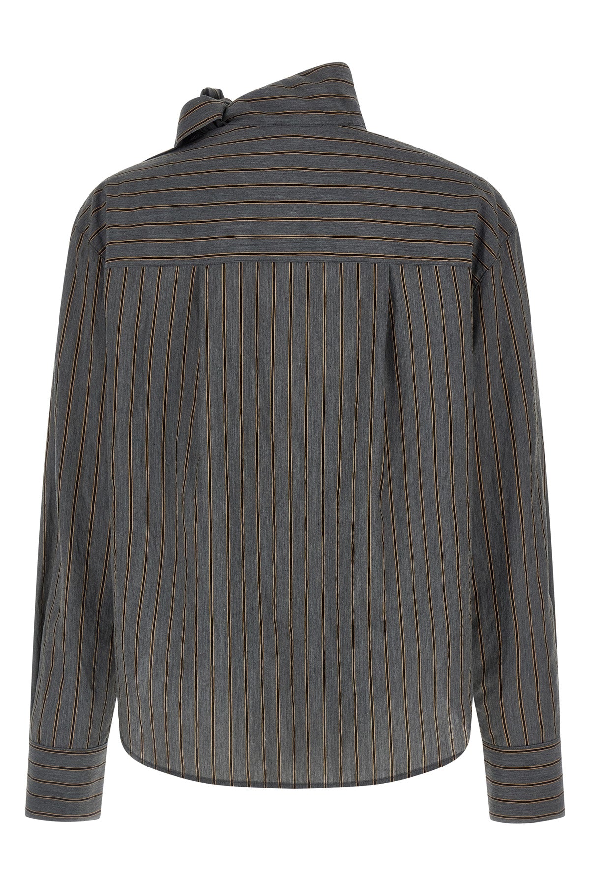 the zafrina canvas blouse redefines the codes of everyday tailoring through a