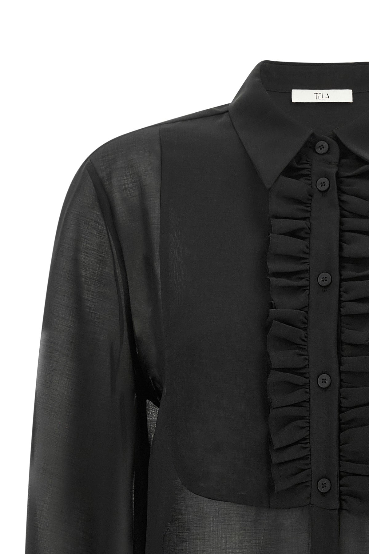 the tela opal shirt redefines the codes of womens tailoring through a sophist