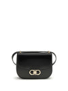 north-south double gancini shoulder bag