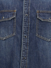 SACAI 2 denim and satin shirt