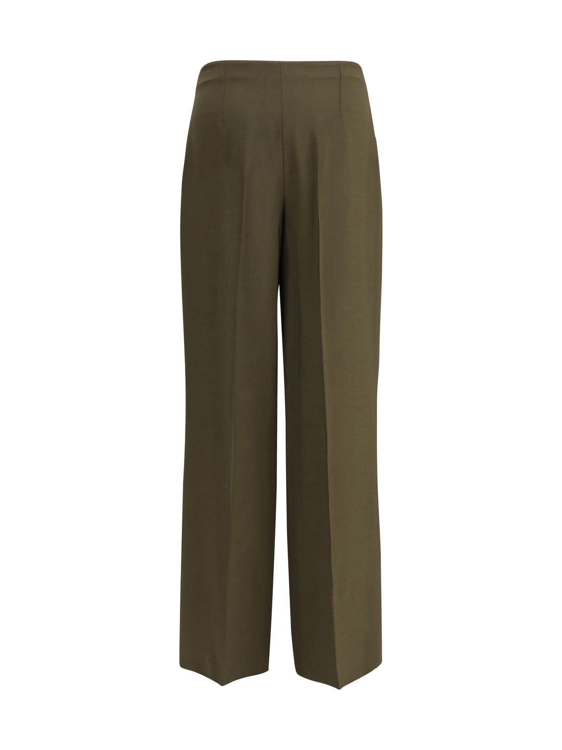 FENDI 38 wide-leg trousers in wool and mohair 