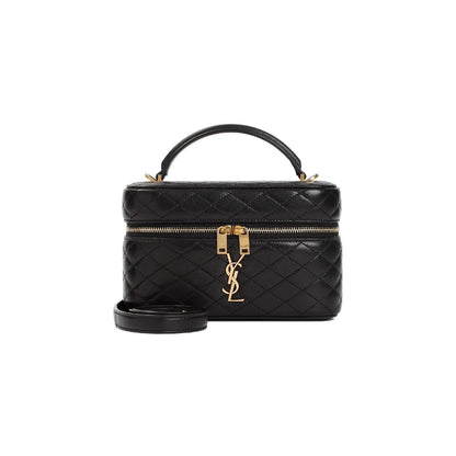 SAINT LAURENT Gaby Vanity Leather Shoulder Bag