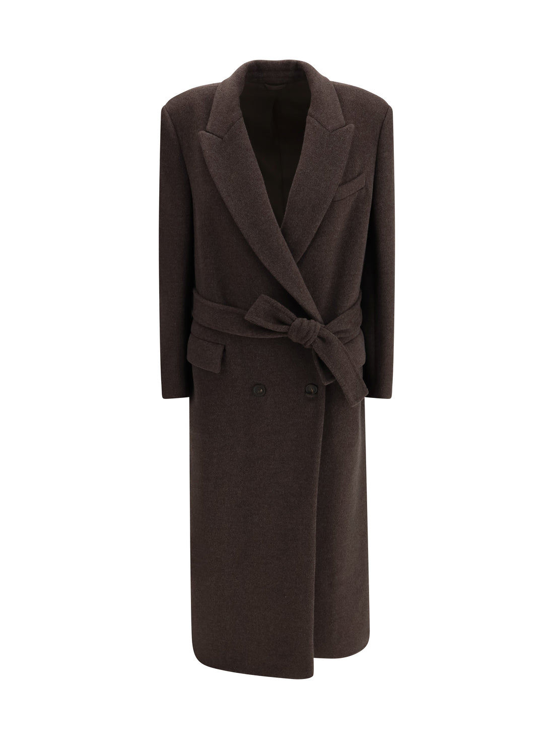 BRUNELLO CUCINELLI 42 double-breasted coat