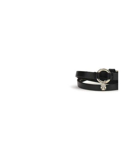 ALEXANDER MCQUEEN OS skull ring double wrap bracelet 