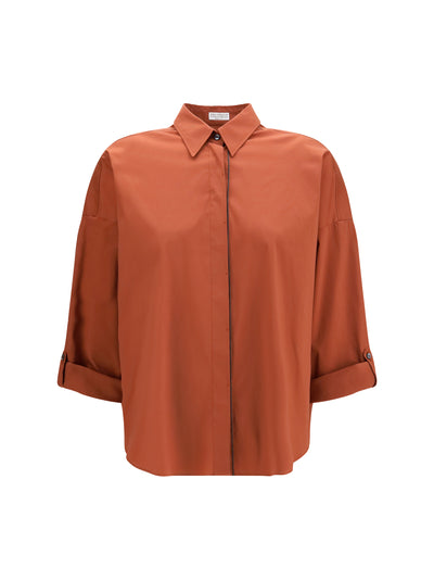 BRUNELLO CUCINELLI XL shiny monili shirt