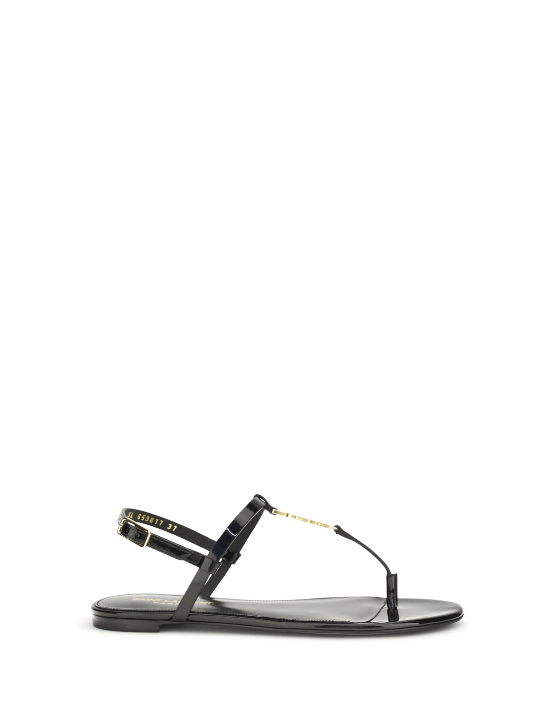 SAINT LAURENT 36 cassandra patent leather sandals