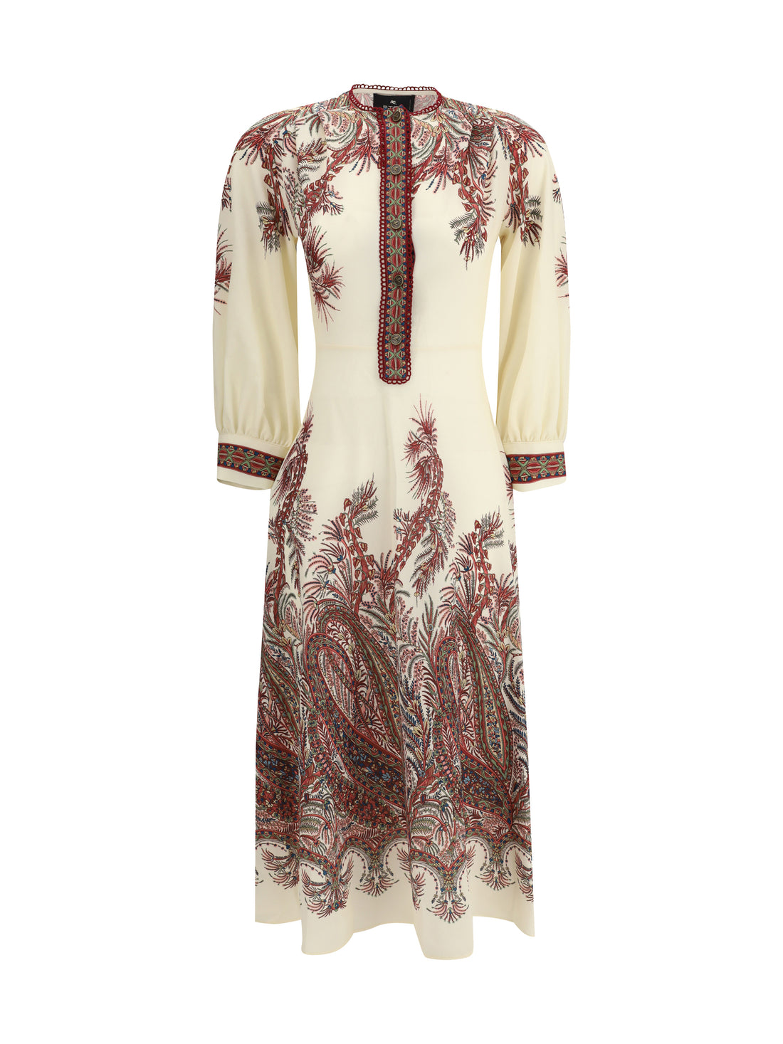 ETRO 40 sablé long dress