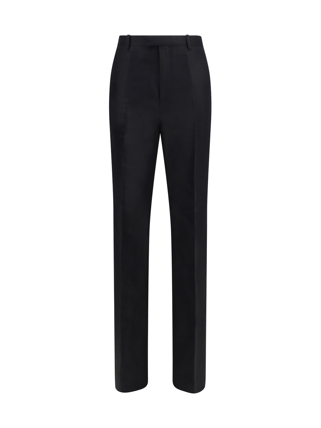 GUCCI 38 silk faille pants