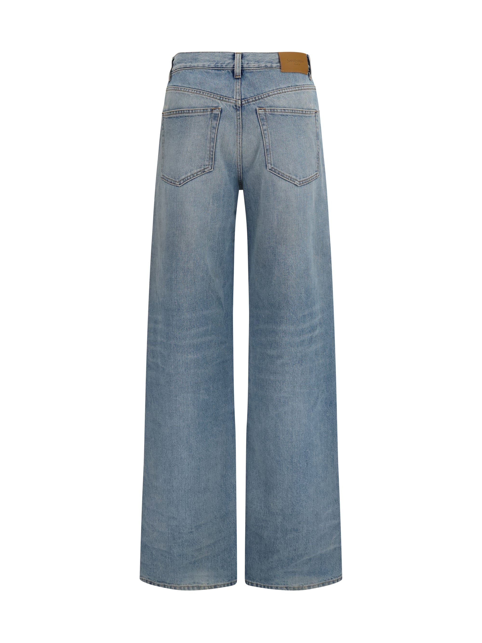 90's high-waisted wide-leg jeans