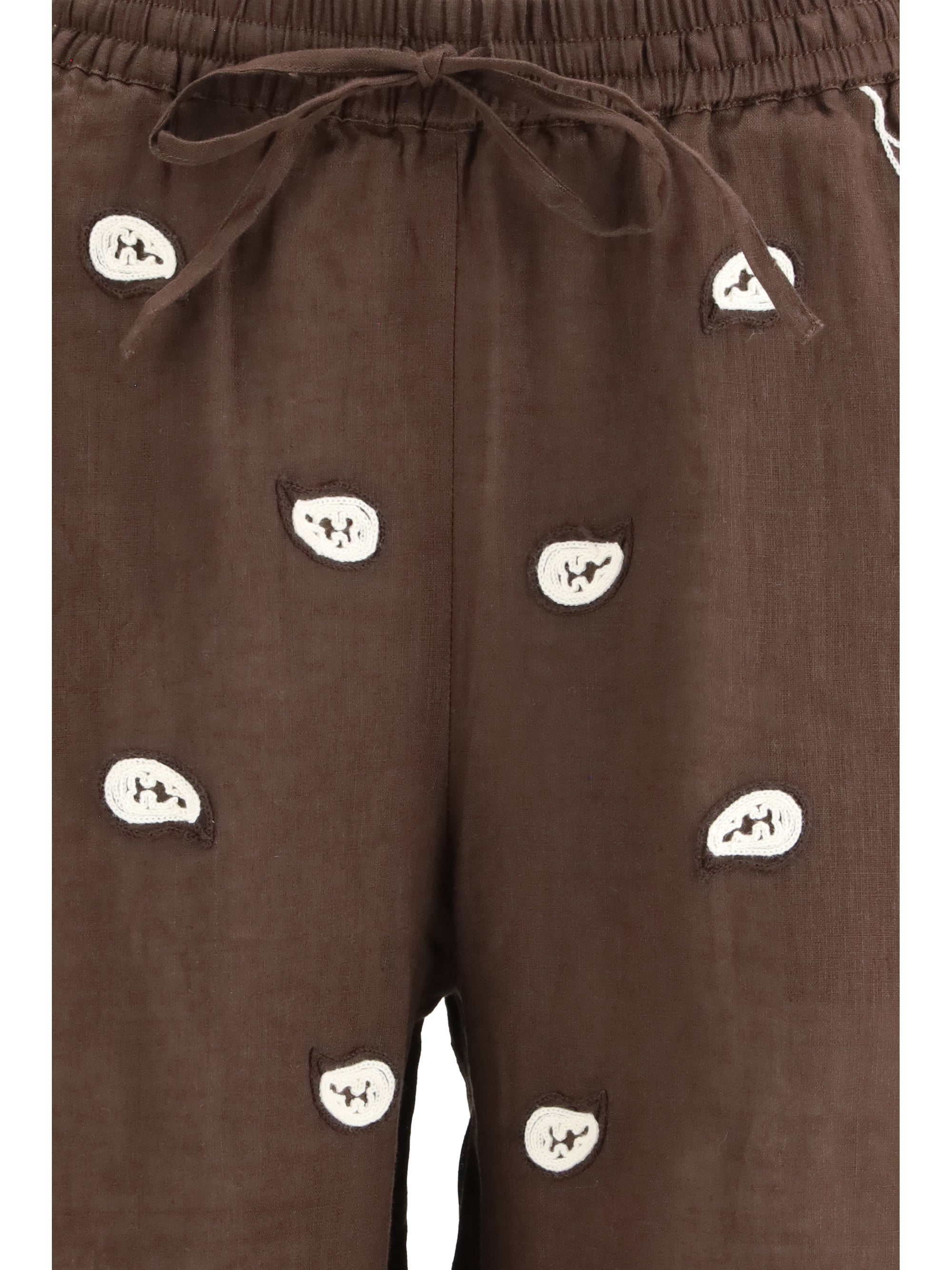 P.A.R.O.S.H. L embroidered trousers