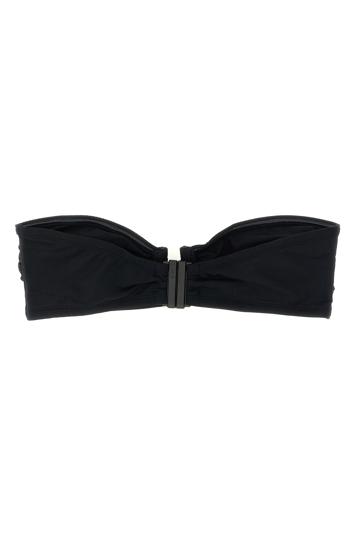 show bikini top in peau douce* fabric