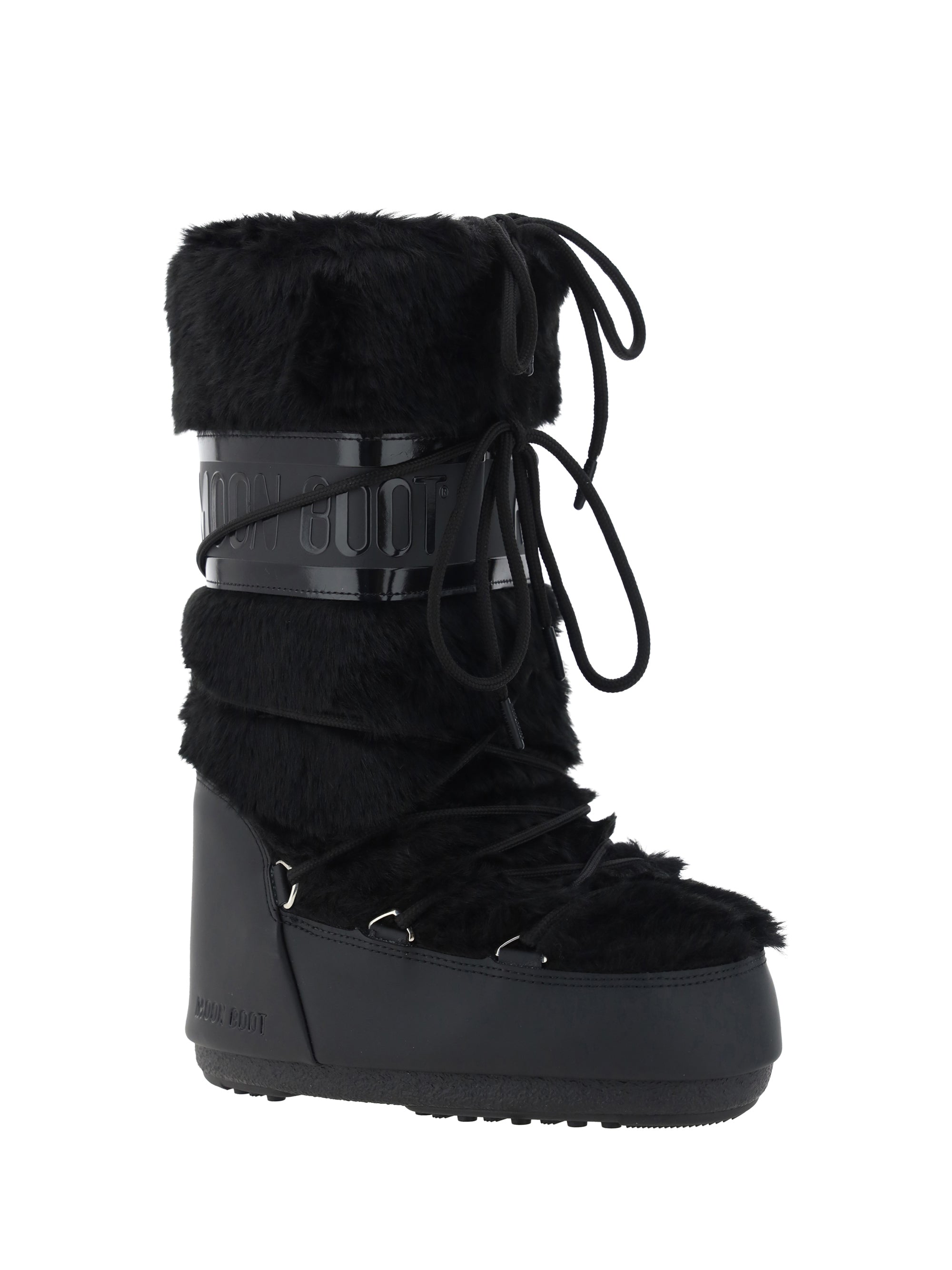 icon faux fur boots