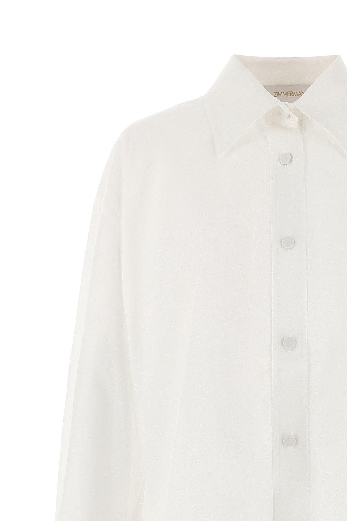 the zimmermann valiant lace tunic shirt redefines classic tailoring through a st