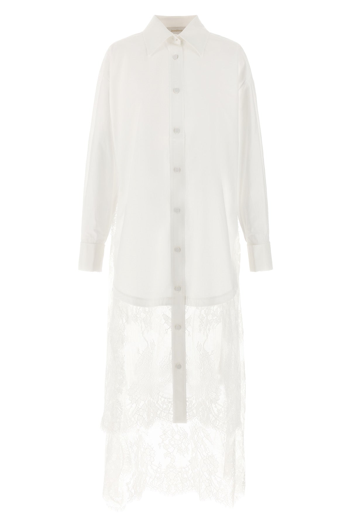 the zimmermann valiant lace tunic shirt redefines classic tailoring through a st