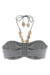 lana bikini top in peau douce* fabric
