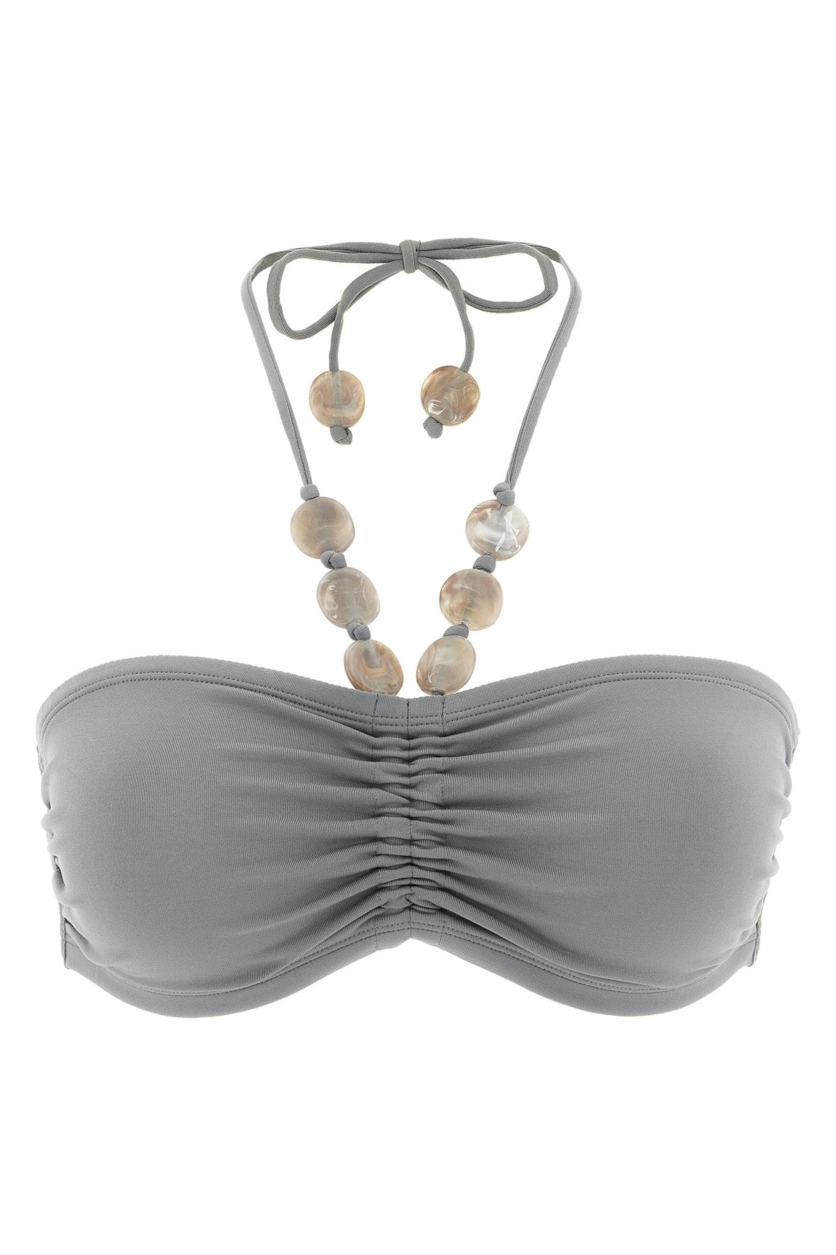 lana bikini top in peau douce* fabric