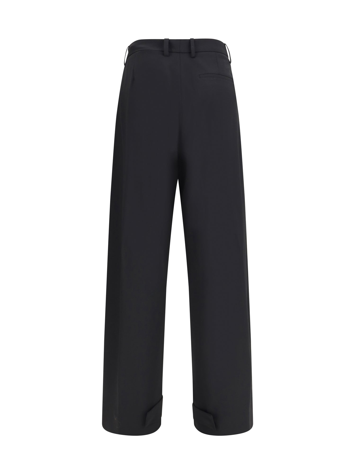 MONCLER X EDWARD ENNINFUL 40 moncler x ee72 trousers by edward enninful in stretch technical wool