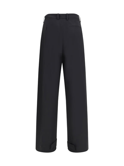 MONCLER X EDWARD ENNINFUL 40 moncler x ee72 trousers by edward enninful in stretch technical wool