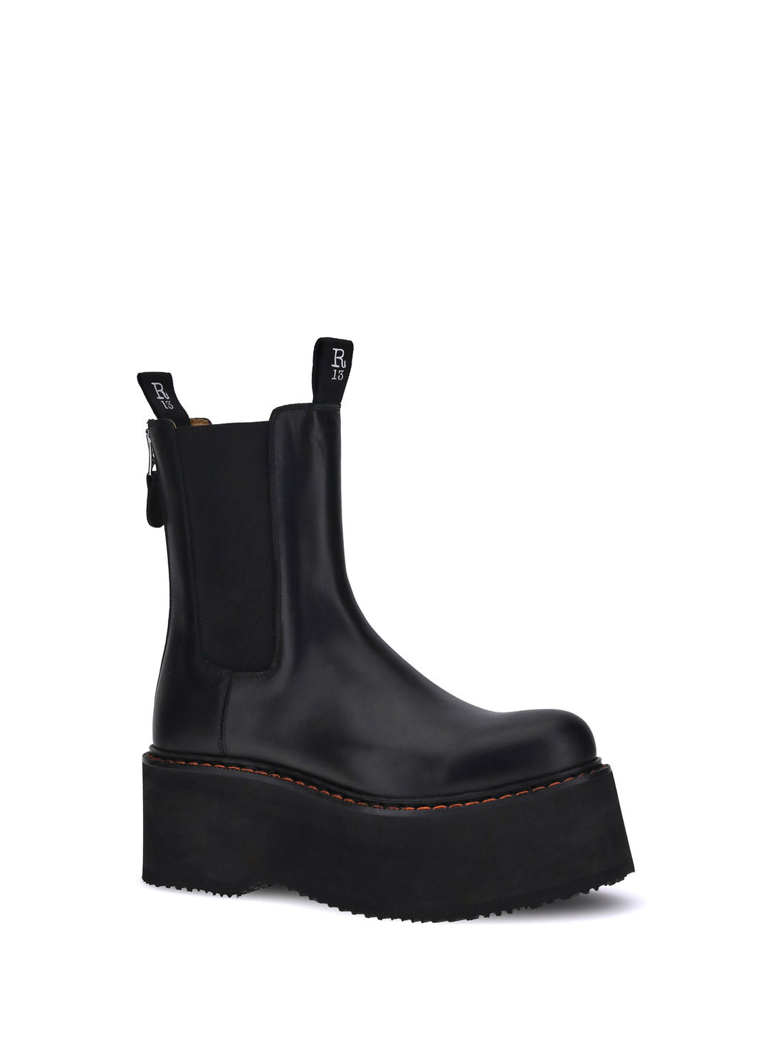 R13 39 platform chelsea ankle boot