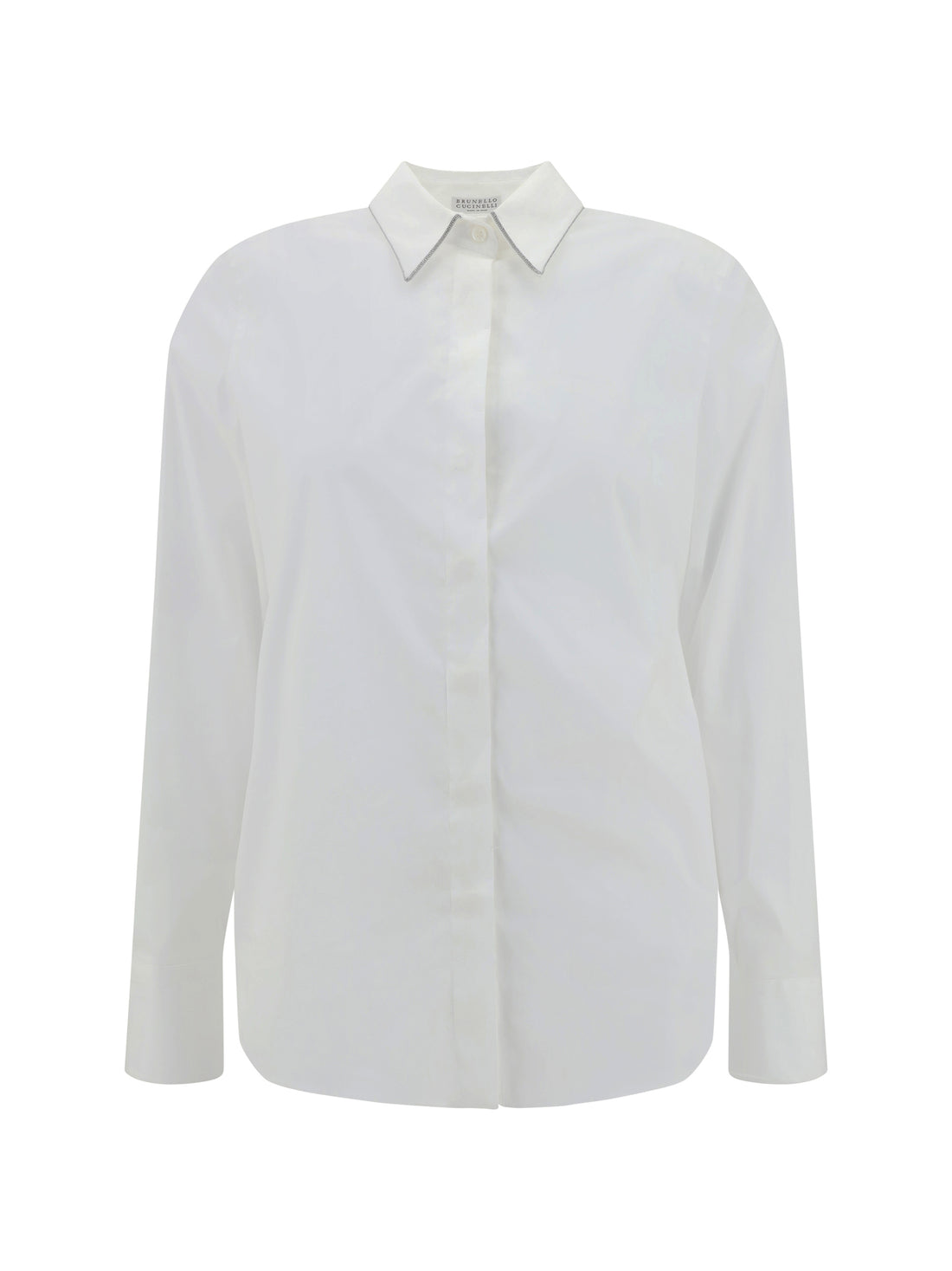 BRUNELLO CUCINELLI L shirt with iconic jewelry details