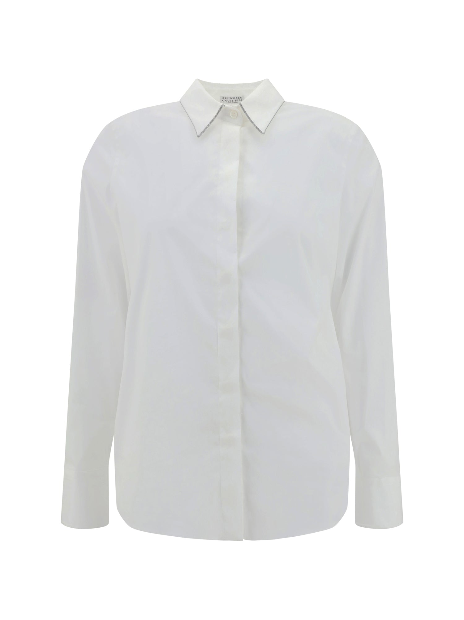 BRUNELLO CUCINELLI L shirt with iconic jewelry details
