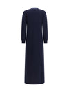 long cashmere v-neck cardigan