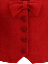 VALENTINO 40 short jacket in plain wool tweed