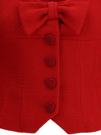 VALENTINO 40 short jacket in plain wool tweed