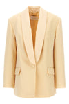 illustration shawl tux jacket wool blend blazer