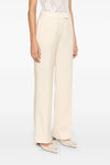 illustration straight tux wool blend pants