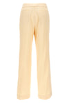 illustration straight tux wool blend pants